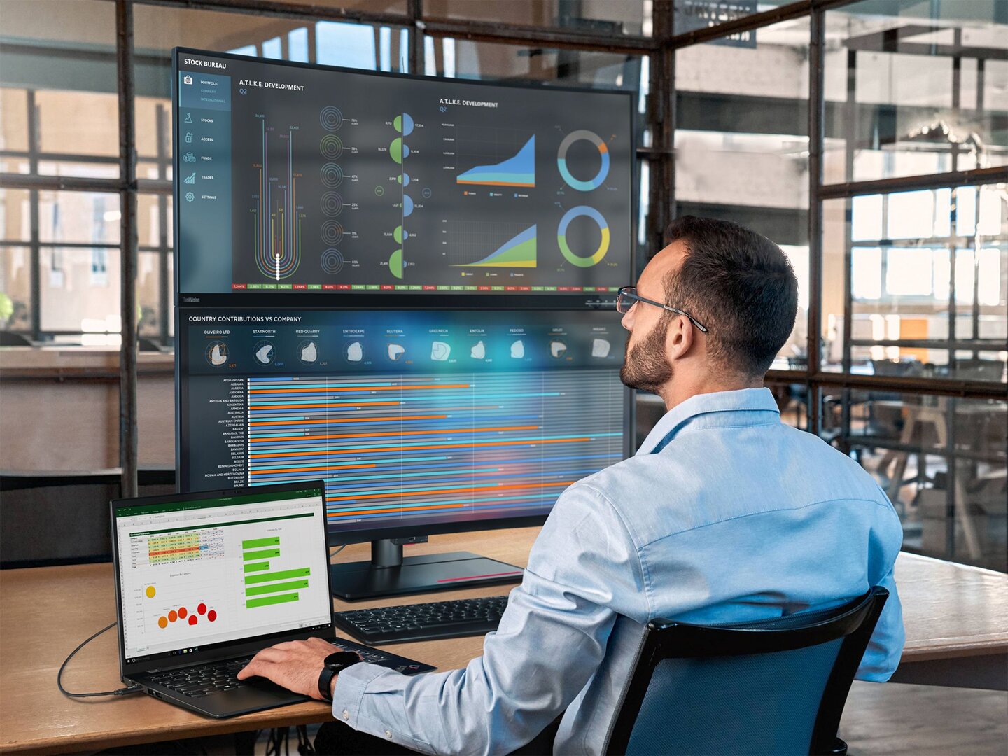 Lenovo ThinkVision P40w-20 Baru Punya 