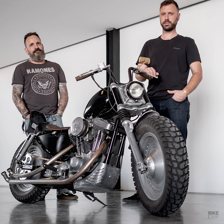 Harley Davidson Sportster Jadi Ramping Di Tangan Builder Dubai Blackxperience Com