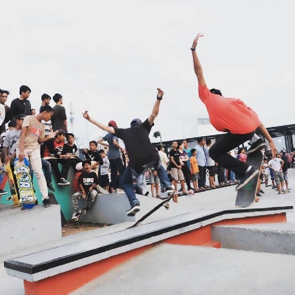 Skate Park Kalijodo, Favorit Baru Komunitas Skate Board