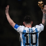Jersey Timnas Argentina Lionel Messi di Piala Dunia 2022 Dilelang