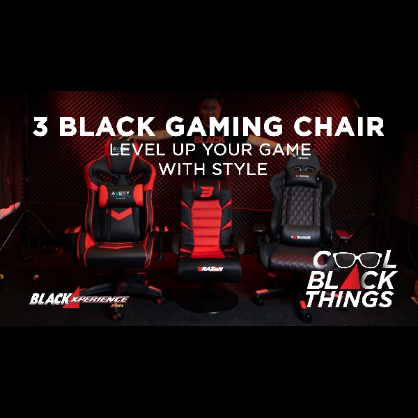 3 Black Gaming Chair, Level up Your Game with Style