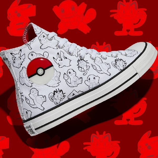 Ulang Tahun ke 25, Pokemon Berkolaborasi dengan Converse Rilis Koleksi Sepatu dan Baju