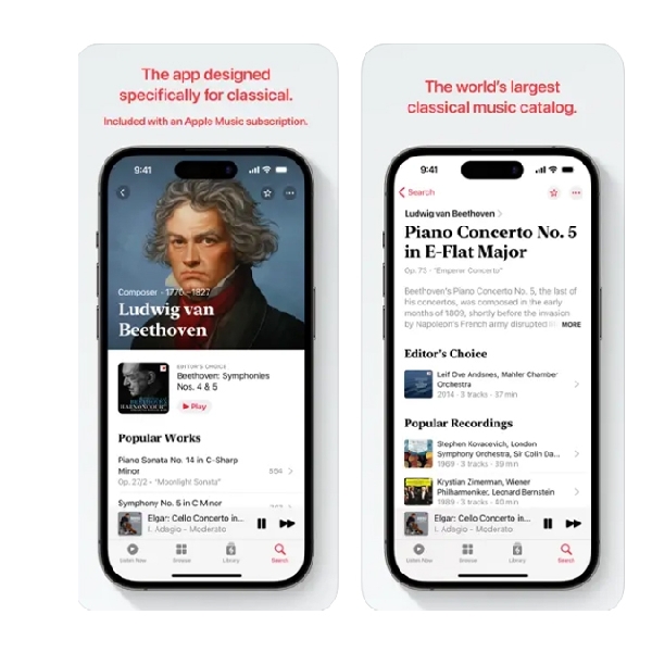 Apple Menghadirkan Aplikasi Streaming Khusus Genre Musik Klasik