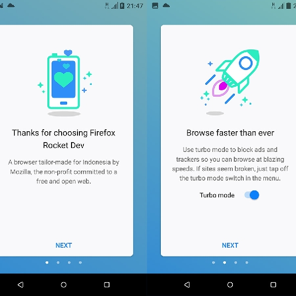 Firefox Rocket, Browser Android Eksklusif untuk Indonesia dari Mozilla