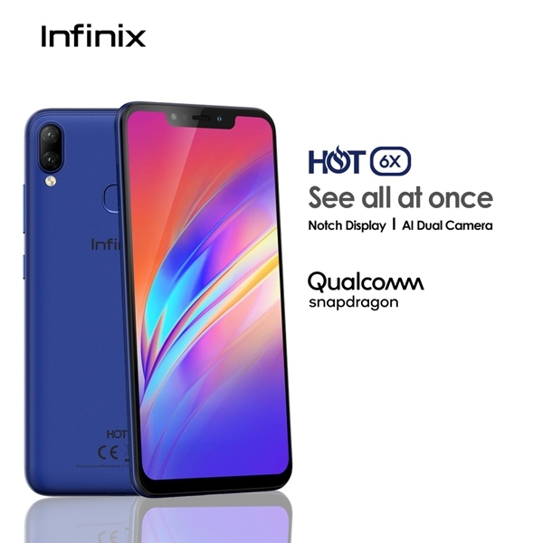 Infinix Datangkan Hot 6X ke Indonesia, Ini Spesifikasi dan Harganya