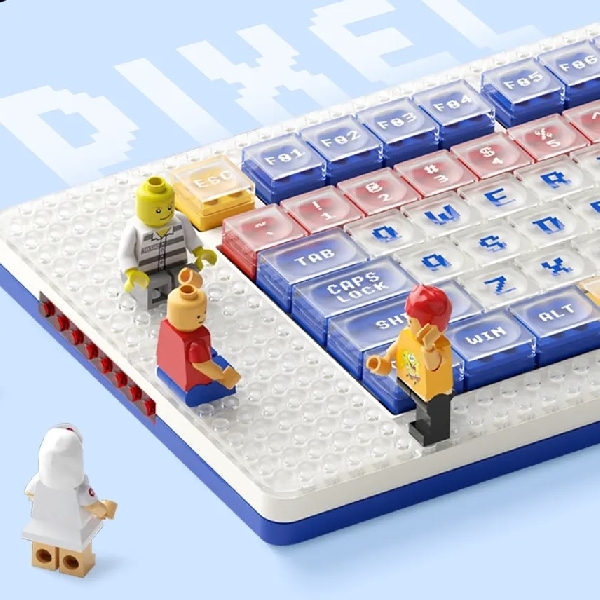 MelGeek Pixel, Keyboard yang Dapat Dikustomisasi dengan Menggunakan LEGO