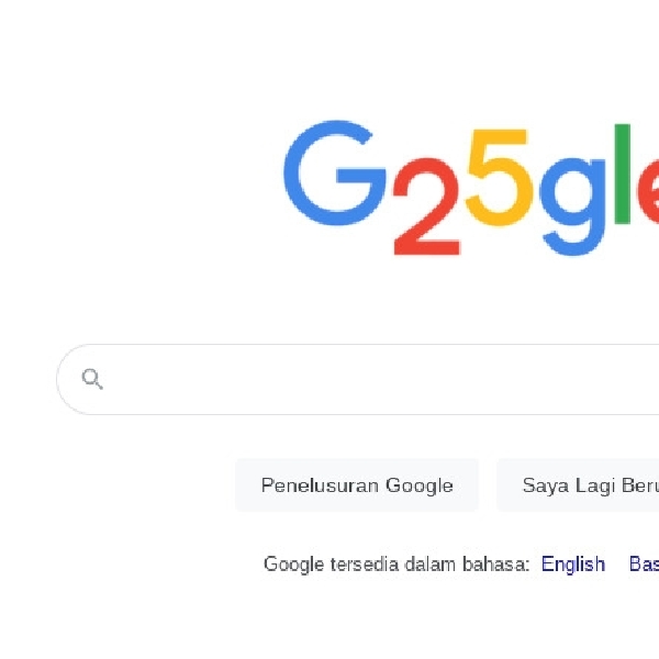 Inilah Google Doodle Spesial Untuk Merayakan Ulang Tahun Ke 25