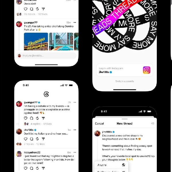 Threads Sudah Diunduh Hingga 100 Juta Pengguna, Ini Faktanya
