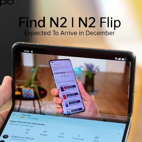 Desain OPPO Find N2 Flip Terungkap, Siap Rilis?