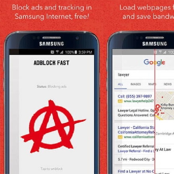 Google Cabut Aplikasi Penangkal Iklan Untuk Browser Samsung