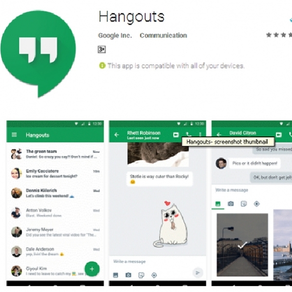 Update Google Hangout Versi 7.0, Hadirkan Fitur Menarik