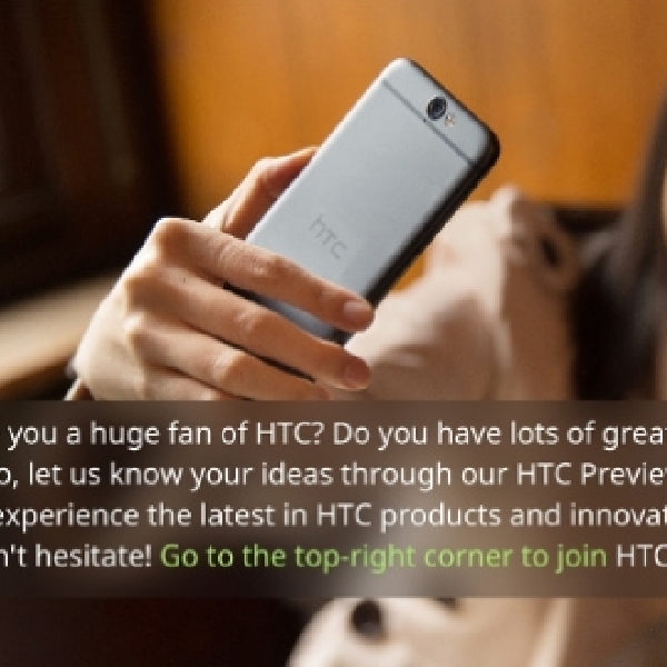 HTC Luncurkan Program Baru, HTC Preview