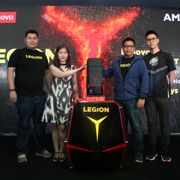 Duet dengan AMD, Lenovo Luncurkan Legion Y720 Tower Bertenaga Ryzen 7