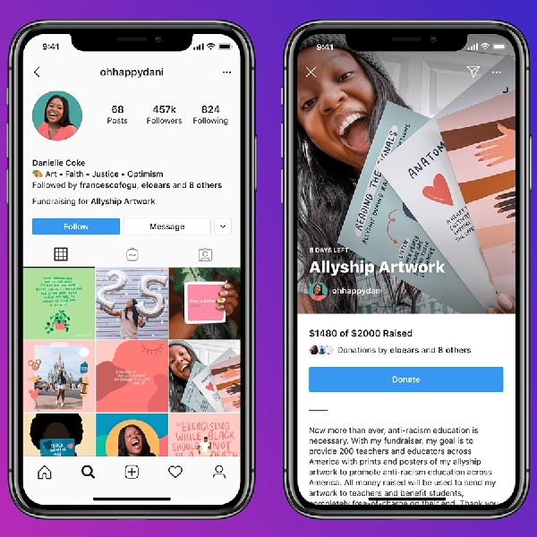 Instagram Akan Mengeluarkan Fitur Untuk Fundraising