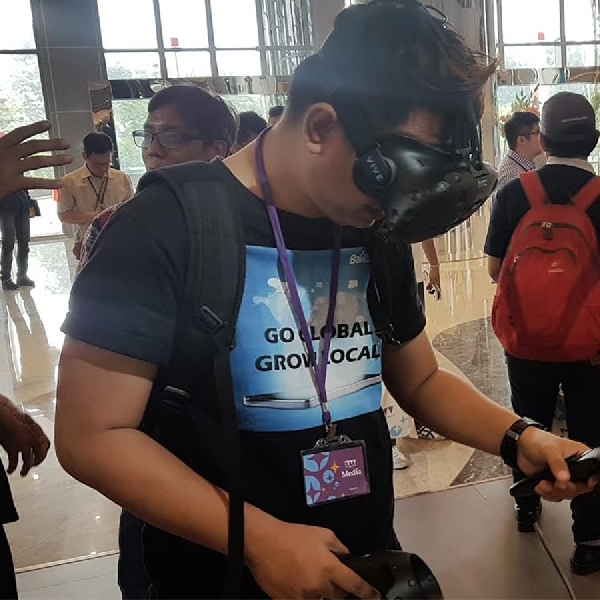 Jajal MSI VR One, Backpack VR di Wow! Taiwan Selects
