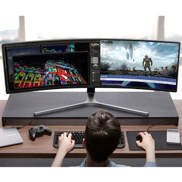 Hadirkan Monitor Gaming Samsung Curved 49 inci Beresolusi QHD di CES 2019