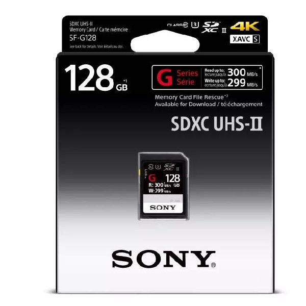 SF-G SDXC UHS-II, Kartu SD Sony Tahan Air Berkecepatan 300MB Per-Detik