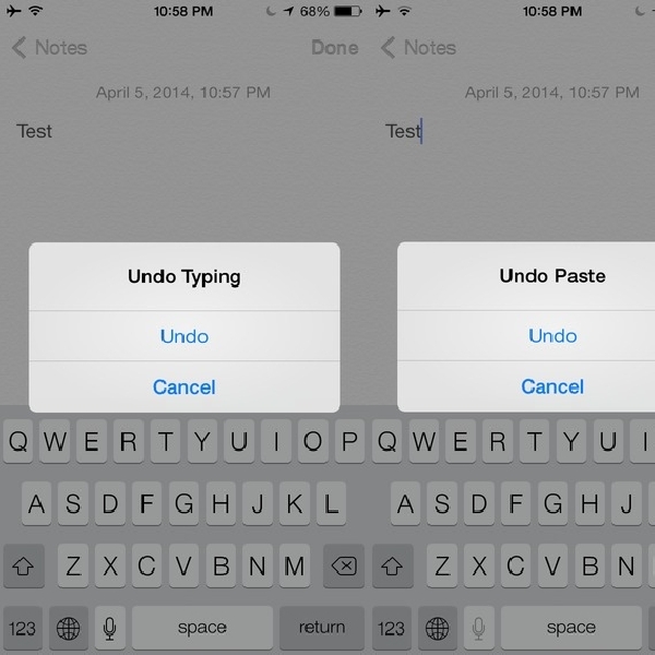 Cara Menggunakan  Shake to Undo Pada iPhone