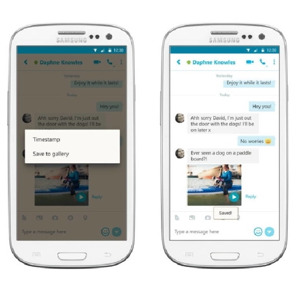 Kini Skype di Android Bisa Simpan Pesan Video