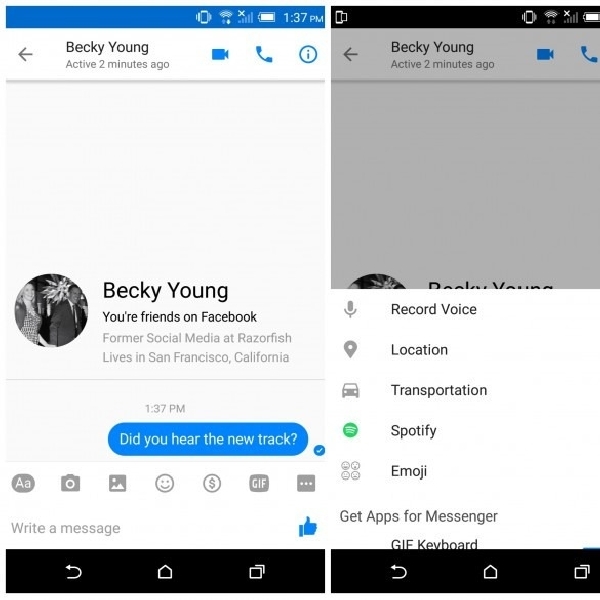 Layanan Musik Spotify Kini Dapat Dinikmati Di Facebook Messenger 