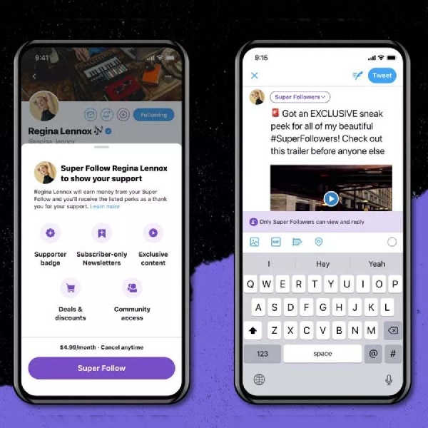 Twitter Umumkan Fitur Baru ‘Super Followers’ Berbayar dan Pemblokiran Otomatis