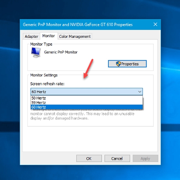 Cara Mengubah Kecepatan Refresh Monitor di Windows 10