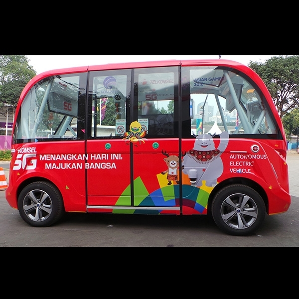 Begini Cara Menjajal Mobil Listrik Otonom di Asian Games 2018