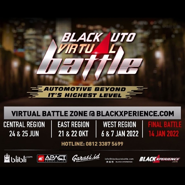 Live Streaming BlackAuto Virtual Battle East Region Digelar 21-22 Oktober