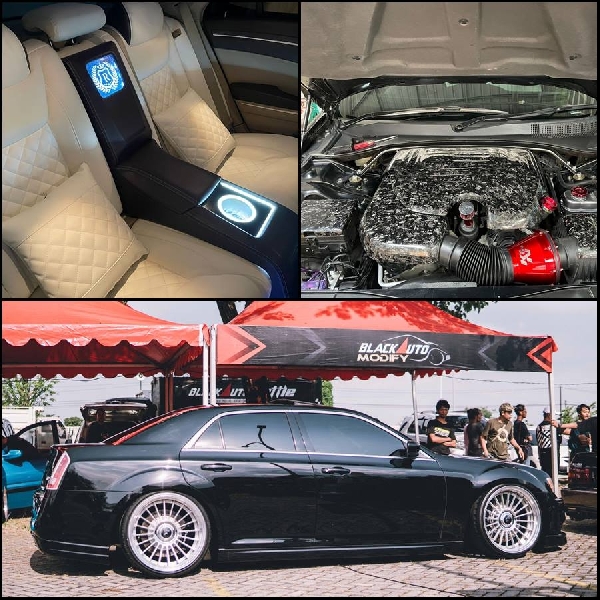Fitment Slam nan Ciamik, Chrysler 300C Rafa Project Sabet Kembali Best Black Culture Car