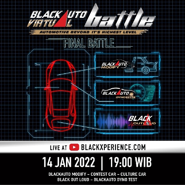 Live Streaming BlackAuto Virtual Battle 2021 Final Battle