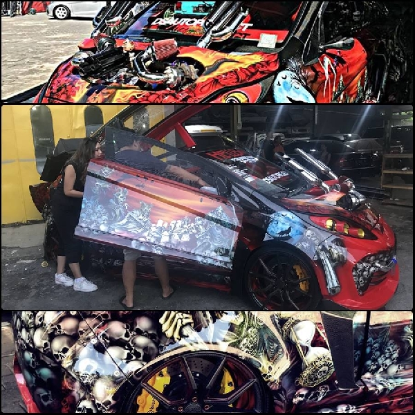 Berbasis Jazz, Berwajah Ford Fiesta, HellBoy   Vavoma Raih Contest Car Champ di BlackAuto  Battle Seri 2 Bali