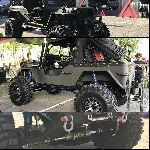 Jeep Willys The Conqueror Bermesin V8 Rover Sabet Champ Black  Auto Modify Culture 
