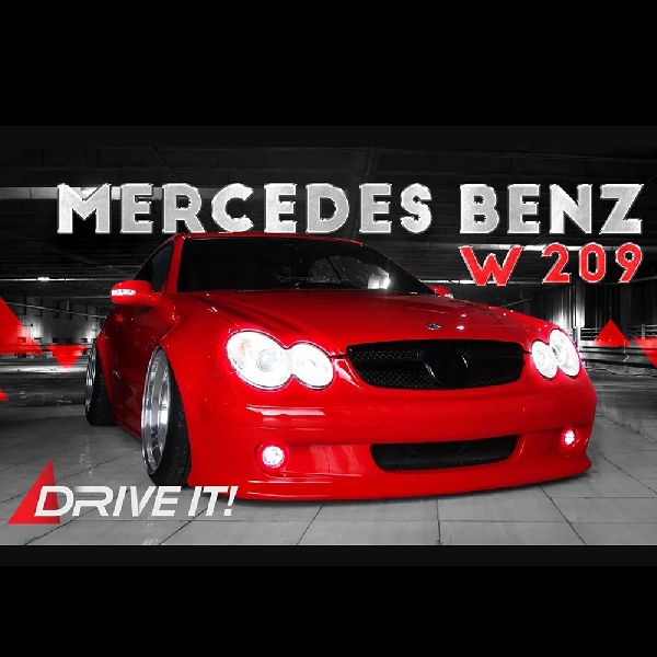 Bersolek Stance Mercedes Benz CLK240 W209 Berparas Eye Cathcing