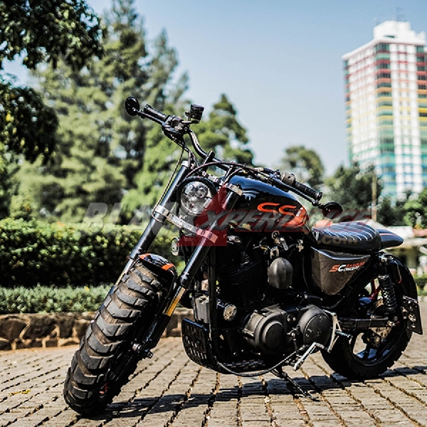 Modifikasi Harley Davidson Sportster XL 1200, Daily Scrambler 