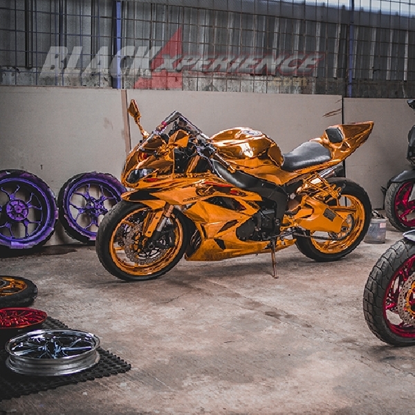 Witjax Modizigner, Sportbike Hedon Warna Krom Emas Hingga Modif Stunt Rider 