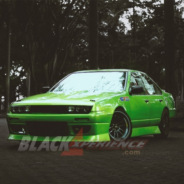 Modifikasi Nissan Cefiro : The Green Ruthless