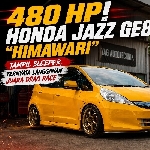 480 HP! Honda Jazz GE8 "Himawari" Tampil Sleeper, Ternyata Langganan Juara Drag Race