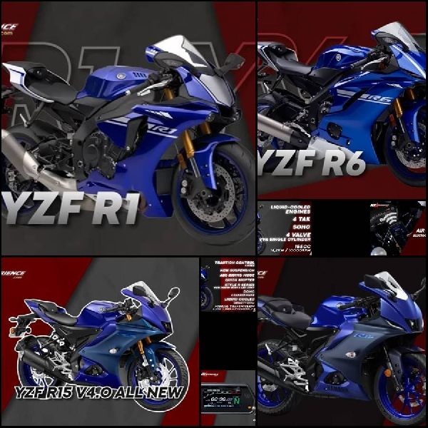 Yamaha YZF-R Series, Sportbike Paling Diminati