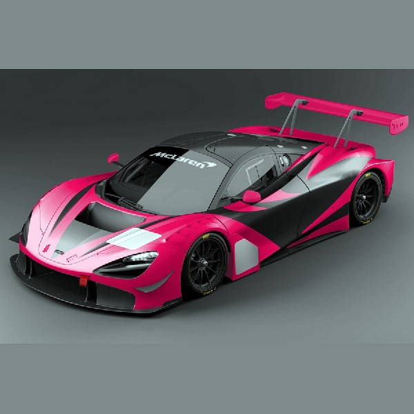 Inilah Satu-Satunya Mclaren 720S GT3 Warna Pink Yang Akan Turun Balap