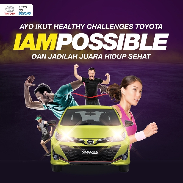 Ajak BlackPals Sehat, Toyota Bikin Ajang IAMPOSSIBLE dan Healthy Race