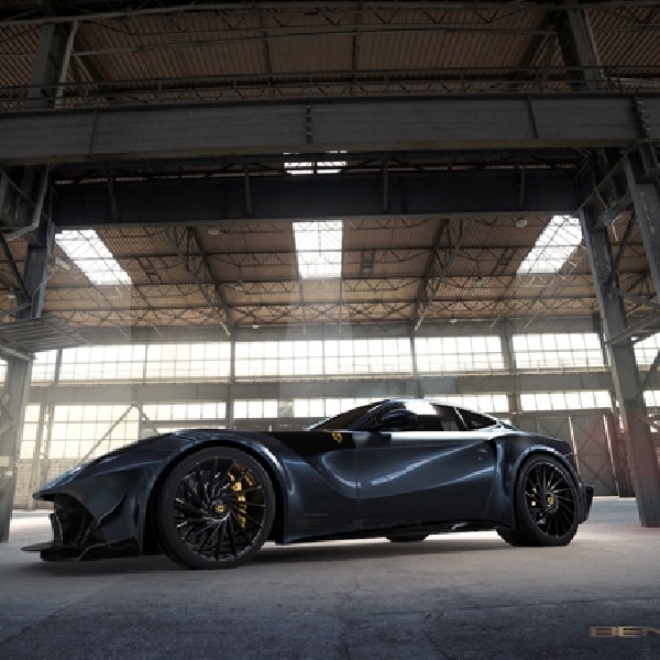 Bengala F12 Caballeria, 100% Serat Karbon
