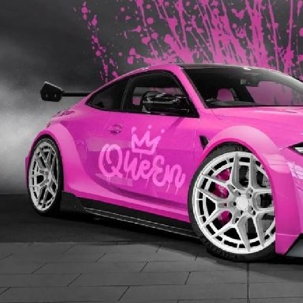 BMW M4 Centil Berjubah Pink, Widebody Lebar Pamer Aura Street Racing