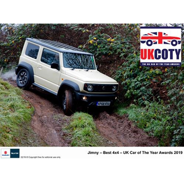 New Suzuki Jimny Sabet Gelar Best 4x4 UK Car of The Year Awards 2019 