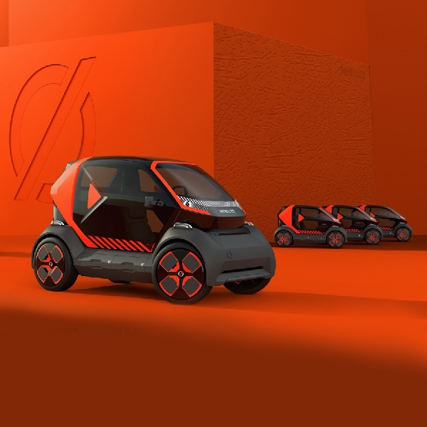 Renault Debut New Mobilize EZ-1 Electric Two Seater