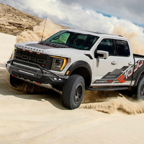 Output 1200 HP, Hennessy Buat Ford F-150 Raptor R Makin Beringas!