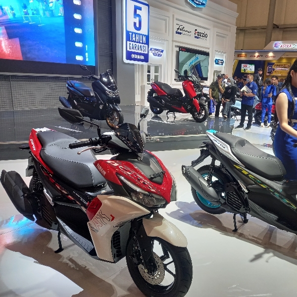 Yamaha Aerox Hadir Dengan Livery Model Terbaru, Meluncur Di IMOS 2023
