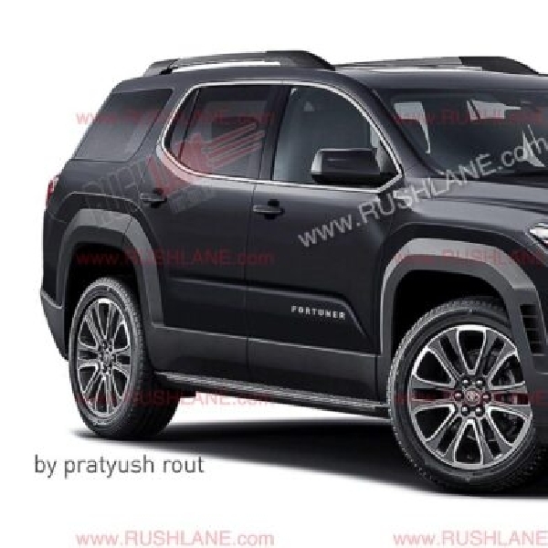 Render Bocoran Toyota Fortuner Generasi Terbaru, Pakai Muka Tacoma?