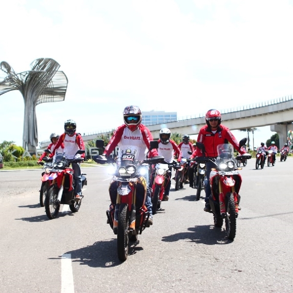 Sambut MXGP di Indonesia, 1.000 Bikers Semarakkan National Honda Roadventure