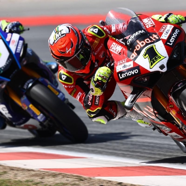 WSBK: Lanjutkan Dominasi, Alvaro Bautista Menangi Race 1 Seri Catalunya