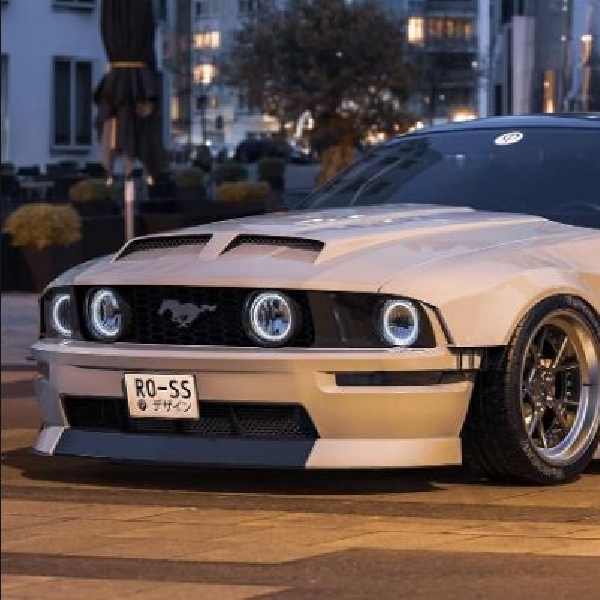 Ford Mustang GT Bertampang Eksotis, Widebody Simpel Berkaki-kaki Meaty Racing